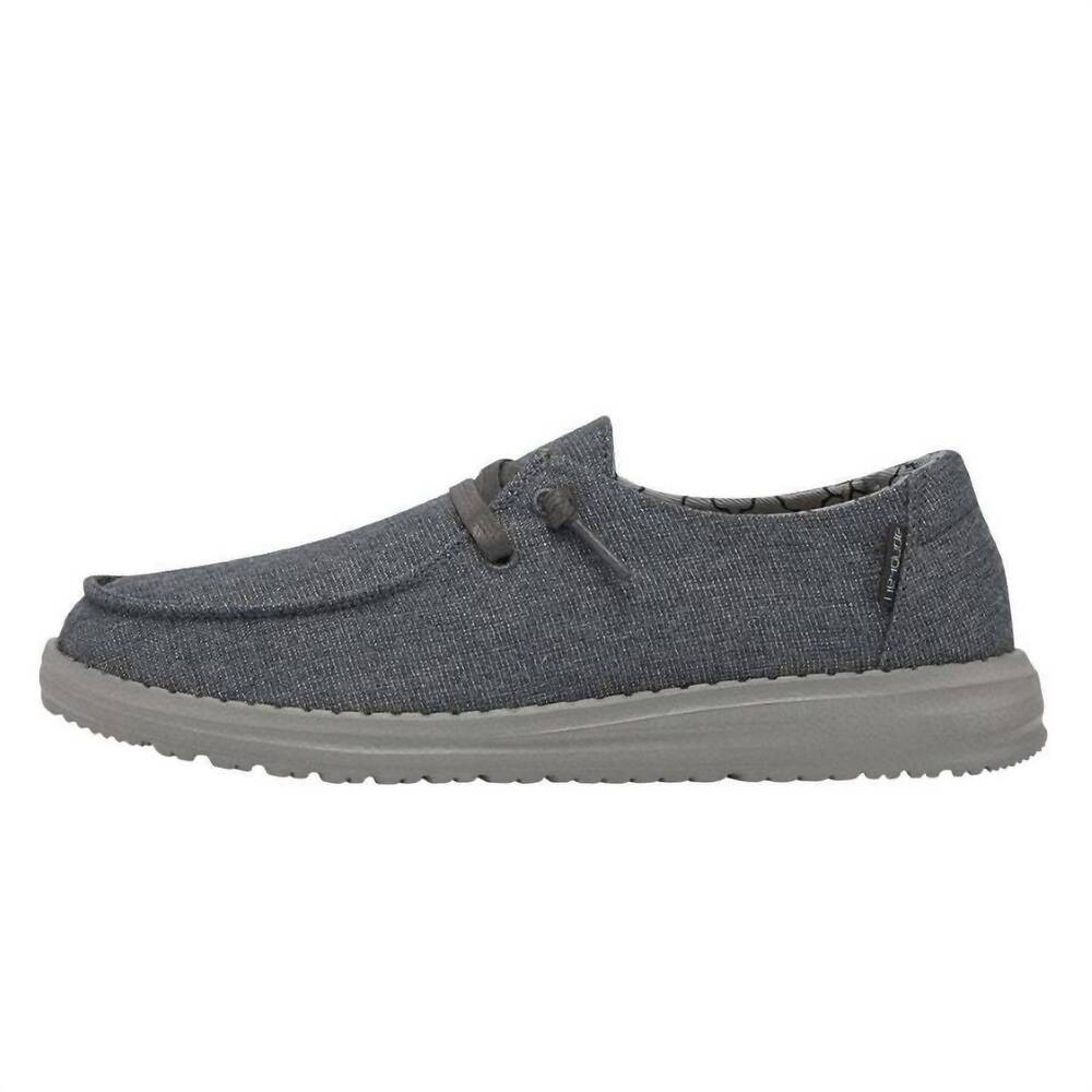 NEW HEY DUDE women's wendy slip-on shoe in sparkling gallant